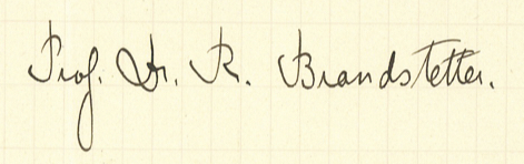 Renward Brandstetter