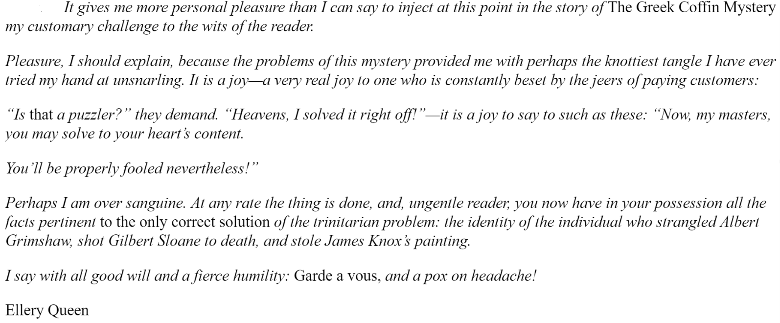 Ellery Queen
