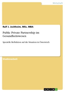 Public Private Partnership im Gesundheitswesen