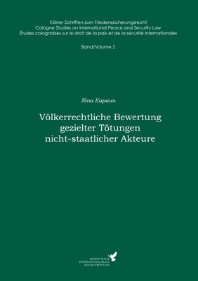 Völkerrechtliche Bewertung gezielter Tötungen nicht-staatlicher Akteure
