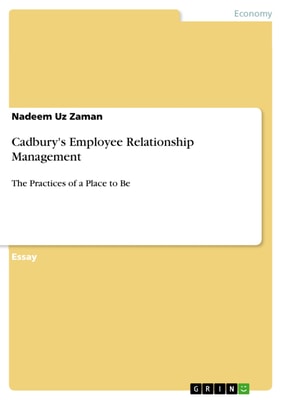 Cadbury's Employee Relationship Management
