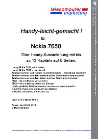 Nokia 7650-leicht-gemacht