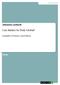 Can Market be Truly Global?