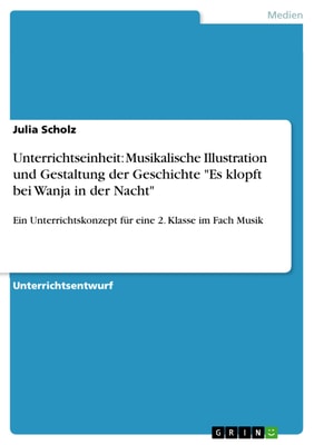 Unterrichtseinheit: Musikalische Illustration und Gestaltung der Geschichte "Es klopft bei Wanja in der Nacht"