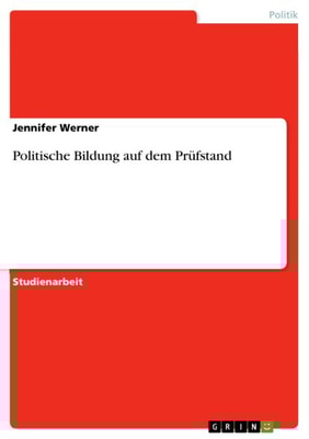 Politische Bildung auf dem Prüfstand