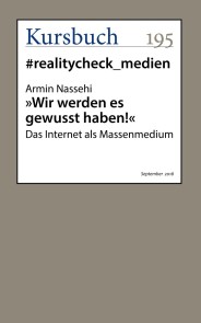 "Wir werden es gewusst haben!"