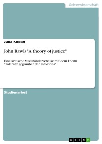 John Rawls "A theory of justice"