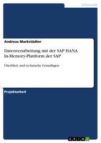 Datenverarbeitung mit der SAP HANA In-Memory-Plattform der SAP