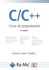 C/C++ Curso de programación. 5ª. Edición