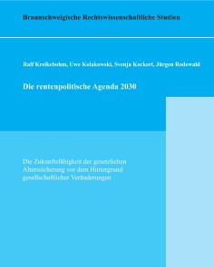 Die rentenpolitische Agenda 2030