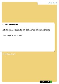 Abnormale Renditen am Dividendenzahltag