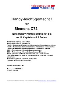 Siemens C72-leicht-gemacht
