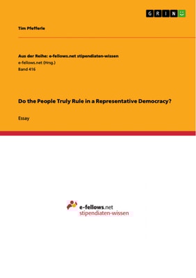 Do the People Truly Rule in a Representative Democracy?