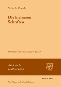 Die kleineren Schriften