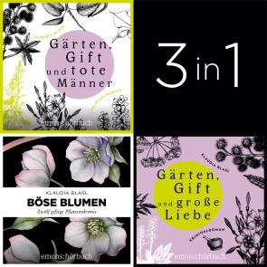 Große Gartenkrimi-Reihe - Drei herrlich böse Krimibände von Klaudia Blasl - Große Gartenkrimi-Reihe