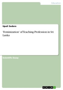 'Feminization' of Teaching Profession in Sri Lanka