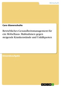 Betriebliches Gesundheitsmanagement für ein Möbelhaus. Maßnahmen gegen steigende Krankenstände und Unfallquoten