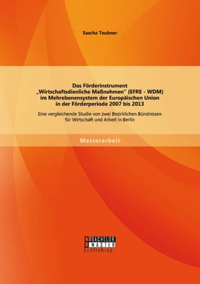 Das Förderinstrument "Wirtschaftsdienliche Maßnahmen" (EFRE - WDM) im Mehrebenensystem der Europäischen Union in der Förderperiode 2007 bis 2013