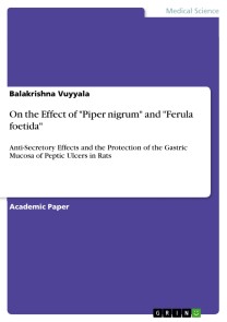 On the Effect of "Piper nigrum" and "Ferula foetida"
