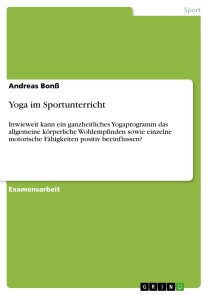 Yoga im Sportunterricht