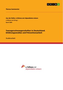 Teenagerschwangerschaften in Deutschland. Erklärungsansätze und Präventionsarbeit