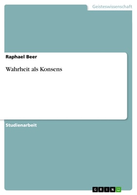Wahrheit als Konsens