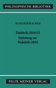 Dialektik (1814/15). Einleitung zur Dialektik (1833)