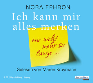 Ich kann mir alles merken. Nur nicht mehr so lange...