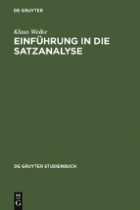 Einführung in die Satzanalyse