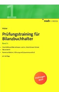 Prüfungstraining für Bilanzbuchhalter, Band 1