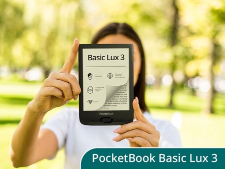 PocketBook Basic Lux 3: Neuer E-Reader für Freunde der Tastenbedienung 