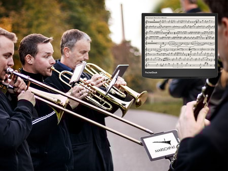 Digital Music Score Management with PocketBook and MARSCHPAT