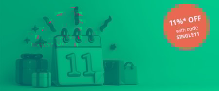 Singles Day Special: 11% off (almost) everything
