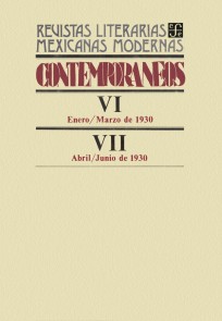 Contemporáneos VI, enero-marzo de 1930-VII, abril-junio de 1930