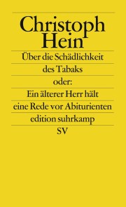 Über die Schädlichkeit des Tabaks