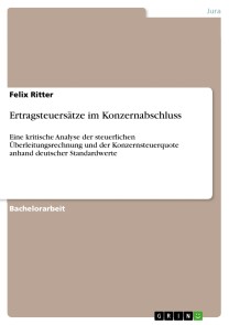 Ertragsteuersätze im Konzernabschluss