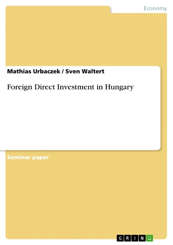 Foreign Direct Investment in Hungary