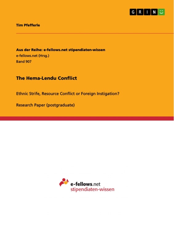 The Hema-Lendu Conflict