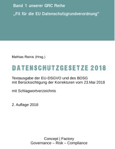 Datenschutzgesetze 2018