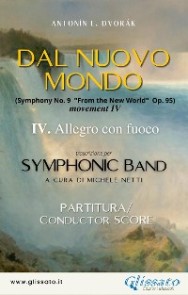 IV. Mov. "From the New World" - Symphonic Band (score)