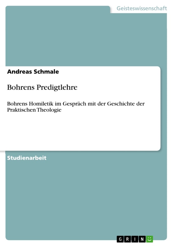Bohrens Predigtlehre
