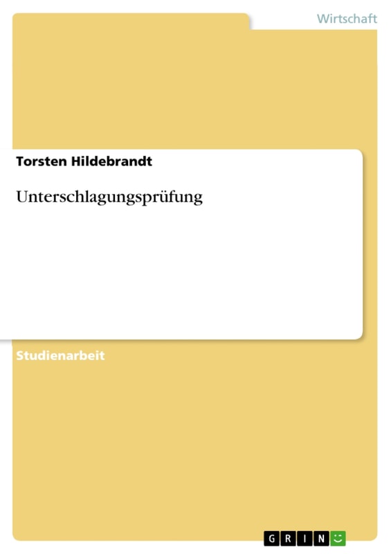 Unterschlagungsprüfung