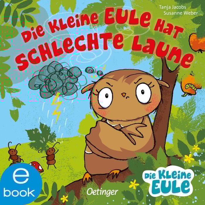 Die kleine Eule hat schlechte Laune
