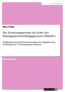 Der Erörterungstermin im Lichte des Planungssicherstellungsgesetzes (PlanSiG)