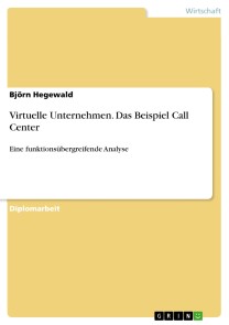 Virtuelle Unternehmen. Das Beispiel Call Center