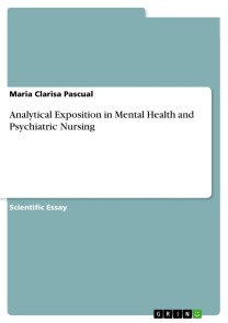 Analytical Exposition in Mental Health and Psychiatric Nursing