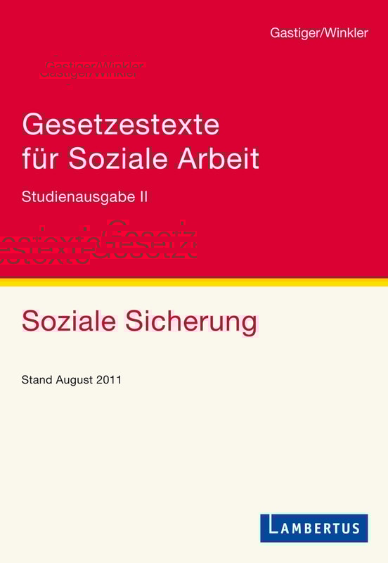 Gesetzestexte für Soziale Arbeit