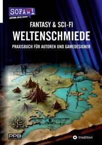 Fantasy & Sci-Fi - Weltenschmiede, Schreibratgeber, Praxisbuch für Autoren aus dem Hause "SofaTalk24"