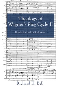 Theology of Wagner's Ring Cycle II