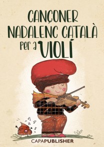 Cançoner nadalenc català per a violí amb gràfic d'acords de guitarra